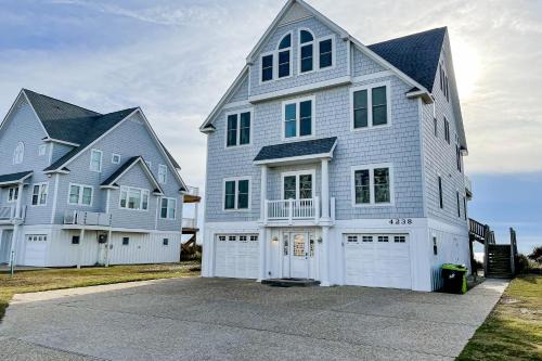 North Topsail Beach House | Oceanfront Escape at Atlantis II with Pool & Hot Tub