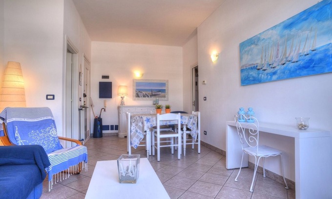 Alassio Apartment | Cozy Attic Steps from the Sea with Ocean View & Pool