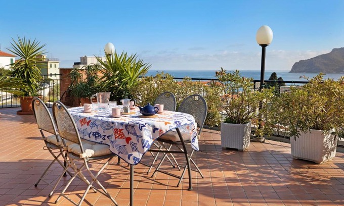 Spotorno Apartment | Discover Attico Cielo e mare: 4-Star Family-Friendly Retreat