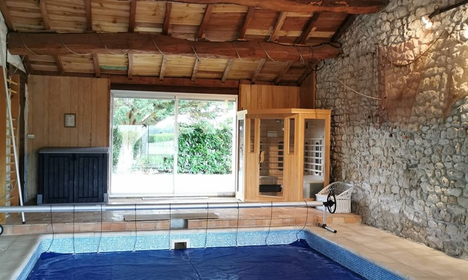 Saint-Sulpice-d'Arnoult House | Unique Charentais Country House with Indoor Pool & Sauna
