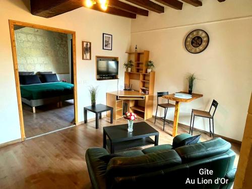 Les Roches-l'Eveque Apartment | Discover Au Lion d'Or: Highly Rated Restaurant & Breakfast