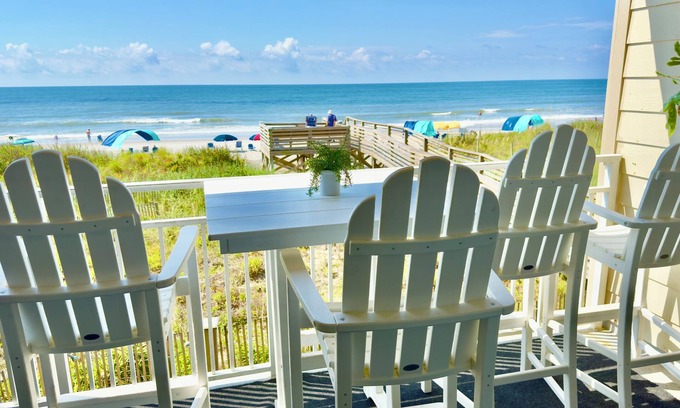 Ocean Isle Beach Condo | OIB's #1 Oceanfront Condo with Best Beach Views & Pool