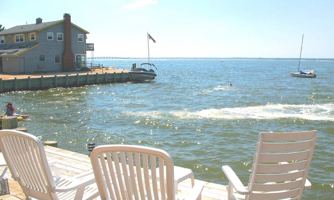 Surf City House | Experience Bayfront Bliss with Hot Tub & Amazing Views
