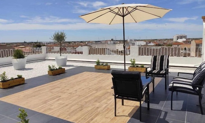 Alcazar de San Juan House | Enjoy the Spectacular Terrace at Aura Attic Hotel