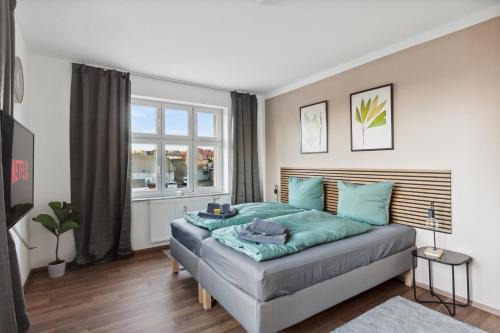 Merseburg Apartment | Aura - Nulandt#3 - 2 Zimmer, 4 Betten, Küche, Balkon, Waschmaschine