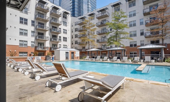 Second Street District Apartment | Modern 2BD Downtown Apartment with Pool and Pet-Friendly Perks