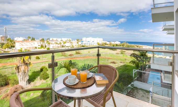 Protaras Apartment | Beachfront Sea View Apartment in Austin: Family-Friendly Stay