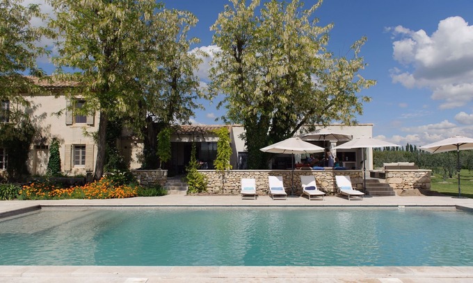 Saint Pierre de Mezoargues House | Tranquil Provencal Retreat with Ocean Views & Private Pool