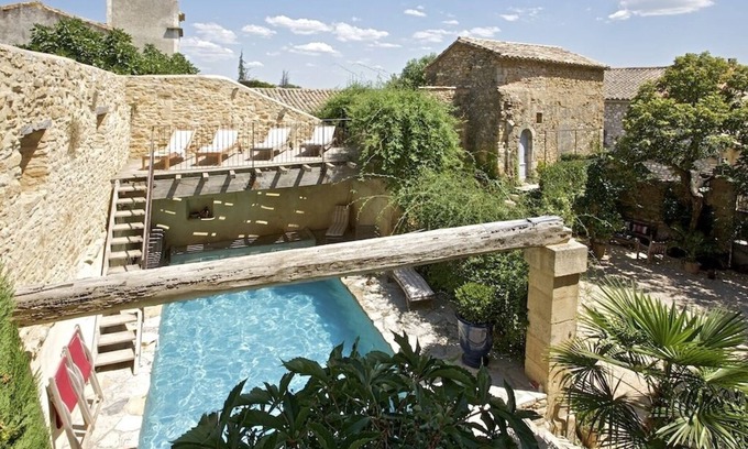 Aigaliers House | Enchanting 17th Century Farmhouse with Ocean View Pool