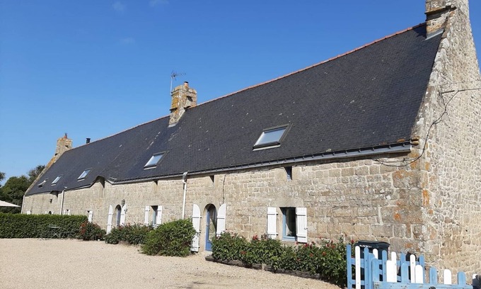 Riantec House | Historic 17th Century Farmhouse with Ocean View & Pool