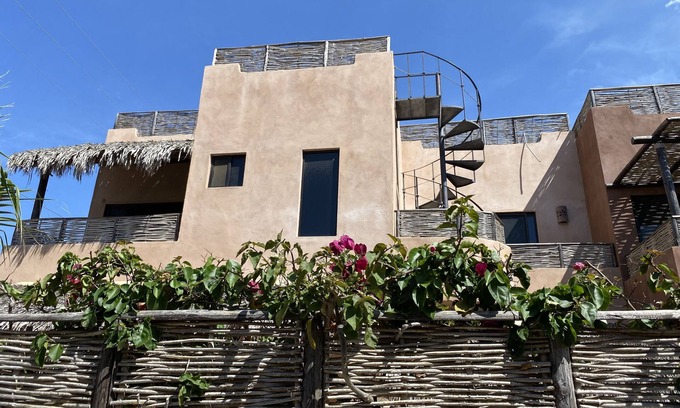 Cerritos Villa | Inviting Mexican Villa with Rooftop Views Near the Beach