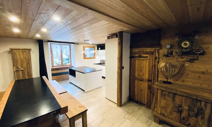 Bessans Villa | Authentic Barn Retreat in a Savoyard Village with Spa