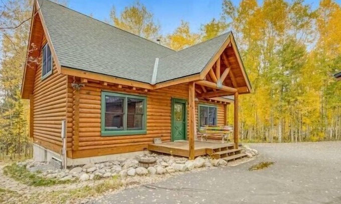 Tabernash Cabin | Inviting Log Cabin Retreat with Hot Tub and Large Yard