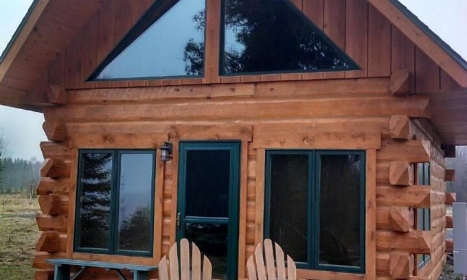 Port Wing Cabin | Breathtaking Lake Superior Views from Authentic Log Cabin