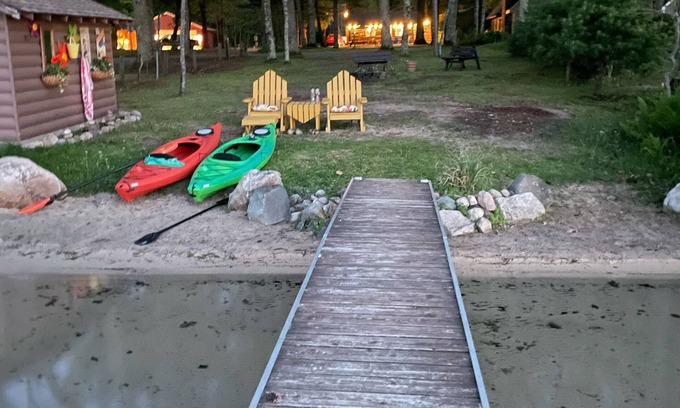 Baldwin House | Pet-Friendly Log Cottage with Ocean and Lake Views
