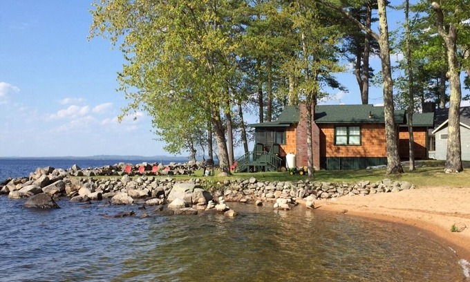 Standish Cottage | Discover Sebago: Private Beachfront with Luxury Amenities