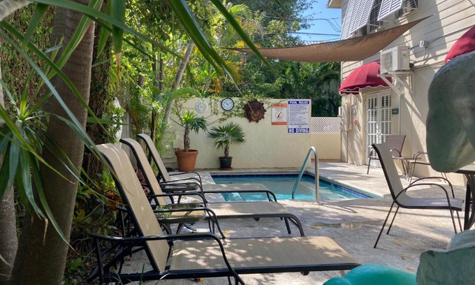 The Meadows House | Discover Authors Key West Guesthouse with Pool & Hot Tub