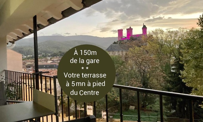 Foix Apartment | Scenic Studio Le Roof with Breakfast Included - 9/10 Rated