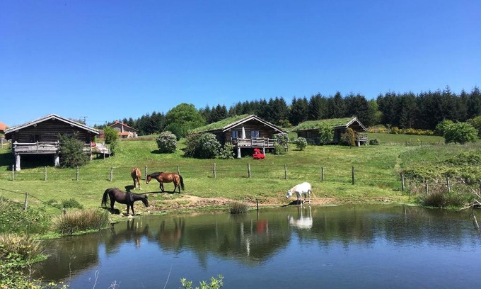 Saint-Jouvent Ski Chalet | Discover Aux Demeures des Fées with Oceanfront Views
