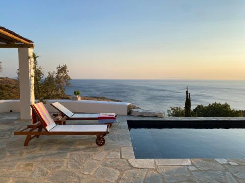 Kato Aprovatou Apartment | AVRA: Elegant Cycladic Villa with Private Pool & Ocean Views