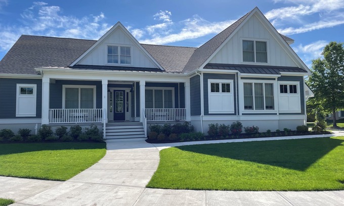 Cape Charles House | Experience Awenasa: Beachside 4BR Home with Pool & Spa