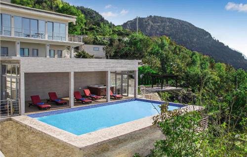 Mirac House | Modern Home in Kotor with Pool and Hot Tub Amenities