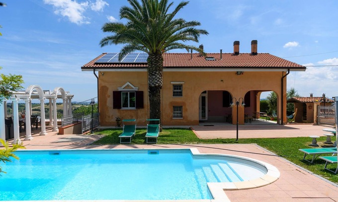 Trecastelli House | Coastal Retreat with Pool, Ideal for Family Getaways