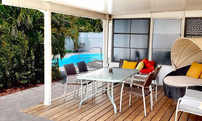 Florida North Atlantic Coast House | Private 2-Room Guest Suite with Pool Near Ocean & Stadium