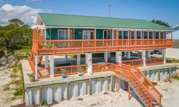 Alligator Point House | Unforgettable Views on Private Gulf of Mexico Beach