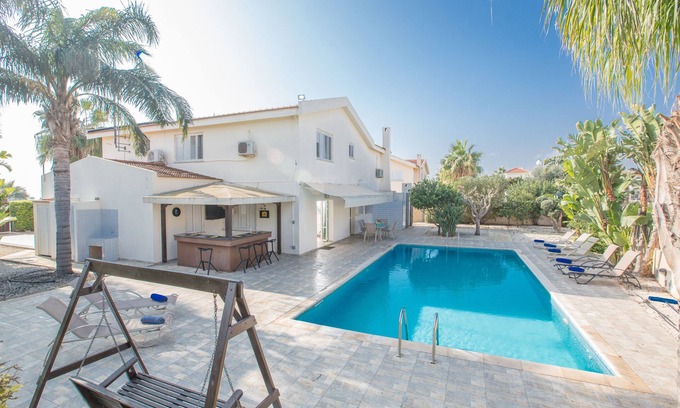 Ayia Thekla Cottage | Ayia Napa Holiday Villa AT26: Family-Friendly with Pool