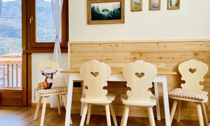 Ranzo Apartment | Discover Azzurro Mountain Lodge: Pet-Friendly Retreat