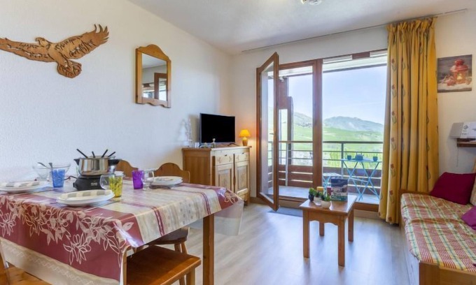 Villarembert Apartment | Relax at Bâtiment B by Interhome with Pool & Lake Views