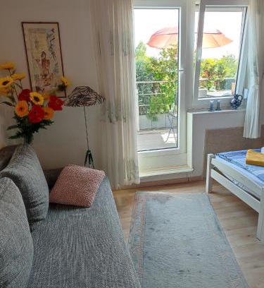 Meckenbeuren Apartment | Stylish Einzimmerwohnung B und E - Pet & Child Friendly Stay