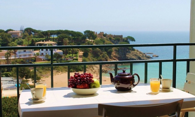 Palamos Apartment | Cozy Ocean View Apartment Just Steps from the Beach