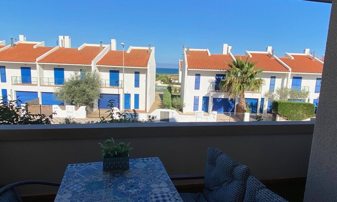 Mas Pinell Apartment | Scenic B4 Apartment with Ocean Views, Just Steps to Beach