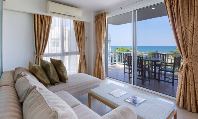 Khao Takiab Apartment | Ocean View Baan PooLom: 2-Bedroom Apartment with Pool