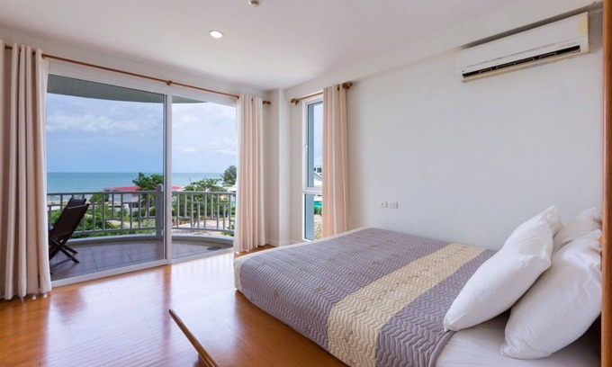 Khao Takiab Apartment | Serene Baan PooLom 2-Bedroom Apt with Ocean View Amenities