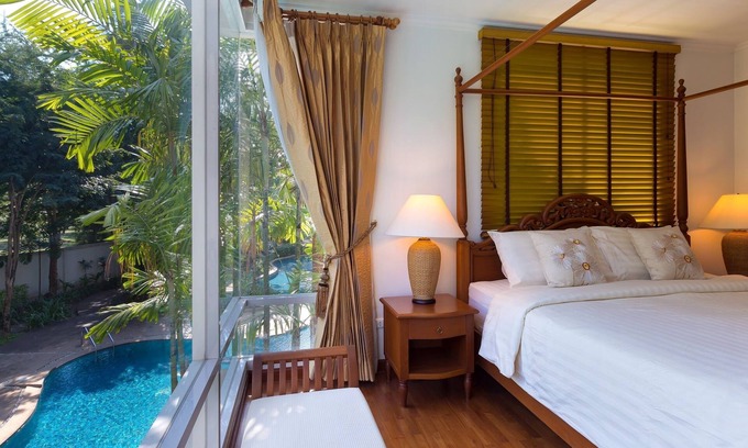 Hua Hin Apartment | Relax at Baan SanPloen: 3-Bedroom Apt with Pool View