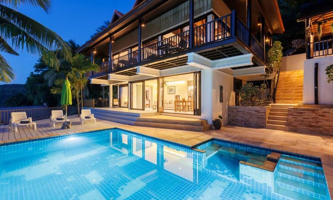 Ko Pha-ngan Villa | Elegant Baan Suay Villa with Pool and Oceanfront Views