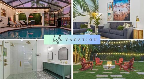 Palm Harbor House | Backyard Games, Fire Pit, Heated Pool, Near Beach