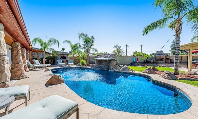 Mesa House | Beat the Heat! Pet Friendly with Pool & Grill Near ASU