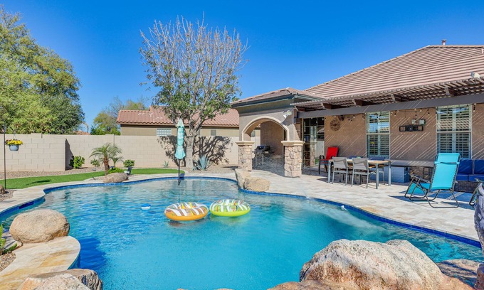 Seville House | Inviting Gilbert Getaway with Pool and Backyard Oasis