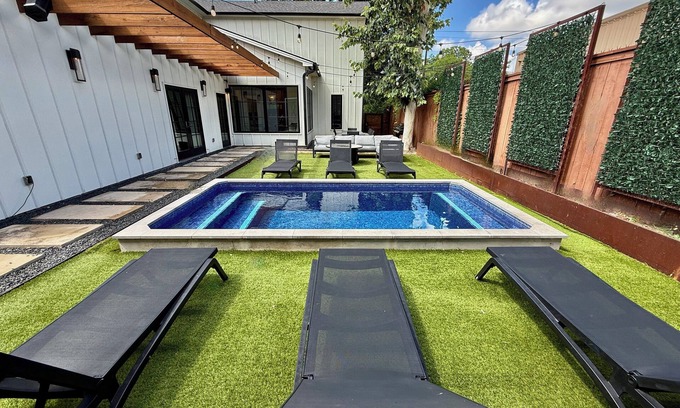 East Cesar Chavez House | Relaxing Oasis with Private Pool Near Vibrant Downtown
