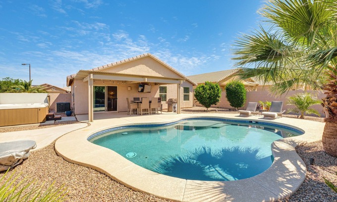 San Tan Valley House | Inviting San Tan Valley Escape with Private Pool & Spa