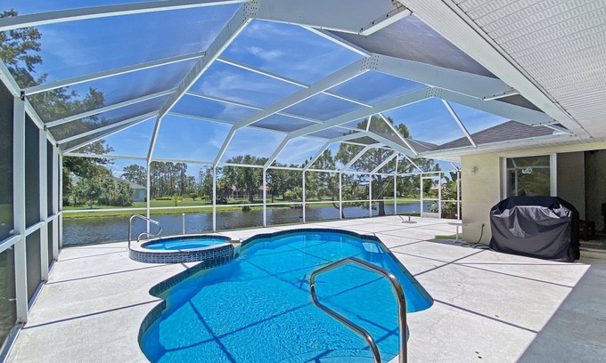 Rotonda Sands Villa | Badger House: Guest Rated 10/10 with Heated Pool & Ocean Views