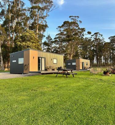 Northern Tasmania House | Cozy Badger's View Farmstay Cabin for Family Adventures
