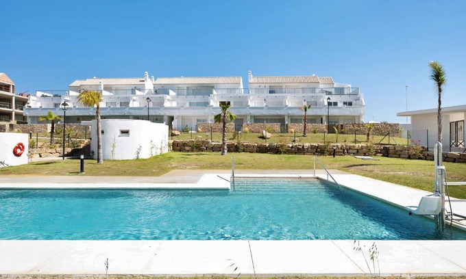 Atlanterra Apartment | Experience Bajo Poniente: Family-Friendly with Pool Access