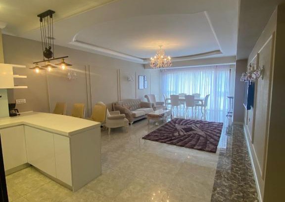 Baku Apartment | Relaxing Baku Retreat: Park Azure with Sea View & Amenities