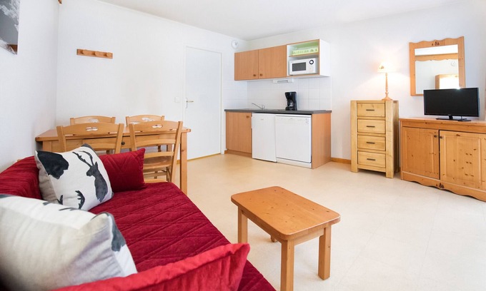 Termignon Apartment | Cozy Balcons G 015 Studio in Parc National Vanoise