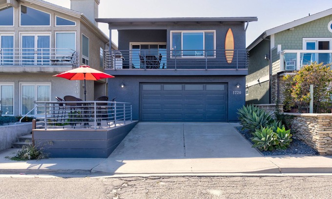 Oceano House | Oceanfront Balcony Barbecue Dunes Hangout - Guest Rated 9.8